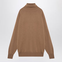  Dries Van Noten Beige cashmere turtleneck jumper