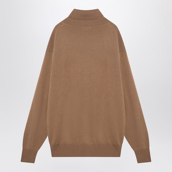 Dries Van Noten Beige cashmere turtleneck jumper