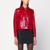 Cassell Short red leather jacket