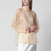 Alberta Ferretti Semi-sheer beige shirt