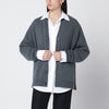 extreme cashmere Oversized N°24 Tokio grey cardigan