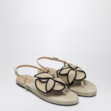  Castañer Sandal in sand color with flower