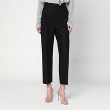  Alberta Ferretti Black wool-blend trousers