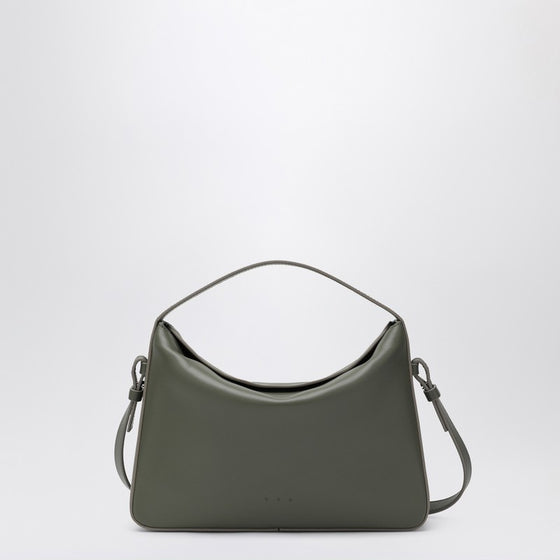 AESTHER EKME Soft Baguette bag in sage in leather