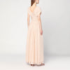 Alberta Ferretti Light pink dress in silk georgette