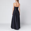 Alberta Ferretti Blue evening dress in silk-blend mikado