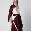 Alberta Ferretti Printed dress in viscose twill