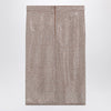 Giuseppe di Morabito Midi skirt with silver rhinestones