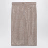 Giuseppe di Morabito Midi skirt with silver rhinestones