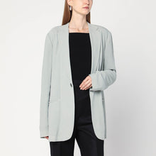  Alberta Ferretti Single-breasted Ice-colored jacket