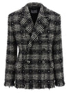 Giuseppe Di Morabito Tweed And Rhinestone Blazer