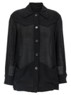 Ferragamo Semi-sheer Wool Jacket