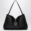 Ferragamo Large black leather tote bag