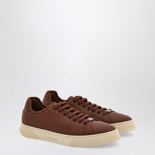  Ferragamo Brown leather sneakers