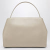 Ferragamo Ivory and ochre leather Hug Soft L handbag