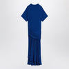 Ferragamo Long blue dress with draping