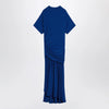 Ferragamo Long blue dress with draping