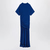 Ferragamo Long blue dress with draping