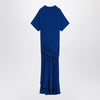 Ferragamo Long blue dress with draping