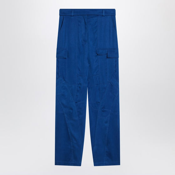 Ferragamo Electric blue cargo trousers