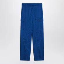  Ferragamo Electric blue cargo trousers