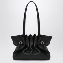  Ferragamo Soft-Bag Small black leather