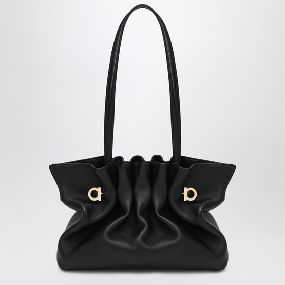 Ferragamo Soft-Bag Small black leather