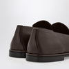 Ferragamo Dark brown leather loafer