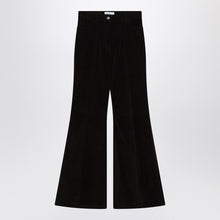  Ferragamo Espresso flared pants