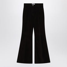  Ferragamo Espresso flared pants