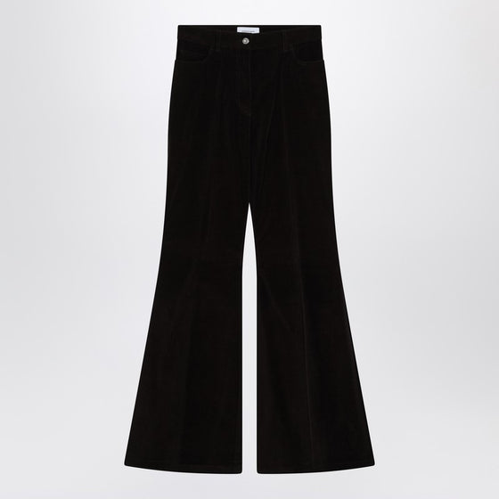 Ferragamo Espresso flared pants