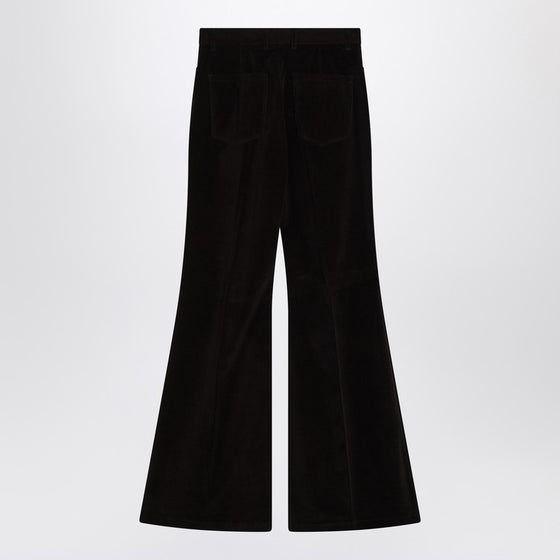 Ferragamo Espresso flared pants