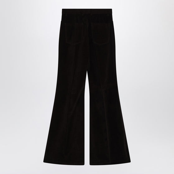 Ferragamo Espresso flared pants