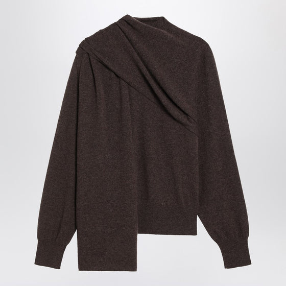 Ferragamo Clay mélange cashmere cardigan