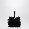 Ferragamo Mini clutch with black flowers