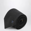 Ferragamo Dark grey Gancini jacquard tie