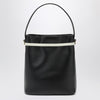 Ferragamo Bucket bag black/mascarpone with bow