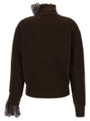 Giuseppe Di Morabito Ribbed Lace Sweater