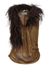 Giuseppe Di Morabito Mesh And Feather Top