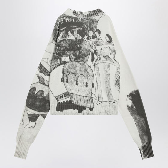 Enfants Riches Déprimés The Ballroom Dance sweater in black/ivory