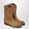 Red Wing Pecos Boots in Beige Suede