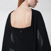 Alberta Ferretti Black top with chiffon sleeves
