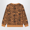 Mini Rodini Organic cotton leopard print crewneck sweatshirt