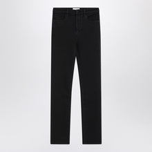  Frame Black straight-leg jeans The Pencil