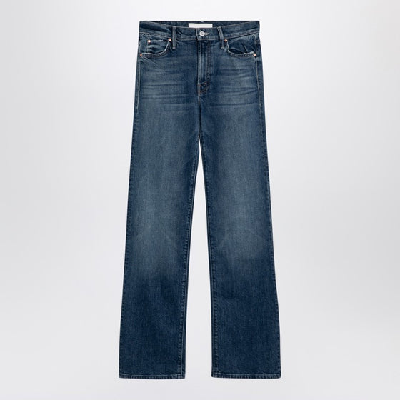 Mother Washed blue jeans The Kick It