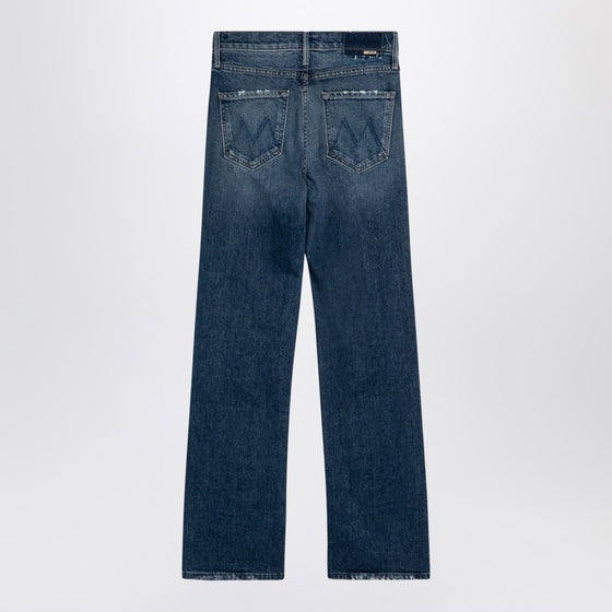 Mother Washed blue jeans The Kick It