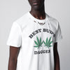 DAGGER White “Best Bud’s” distressed T-shirt