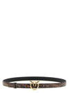 Pinko Python Print Leather Belt