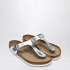 Birkenstock Gizeh Birko-Flor flip-flops silver