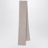 The Row Beige Luthgard scarf in cashmere and silk blend